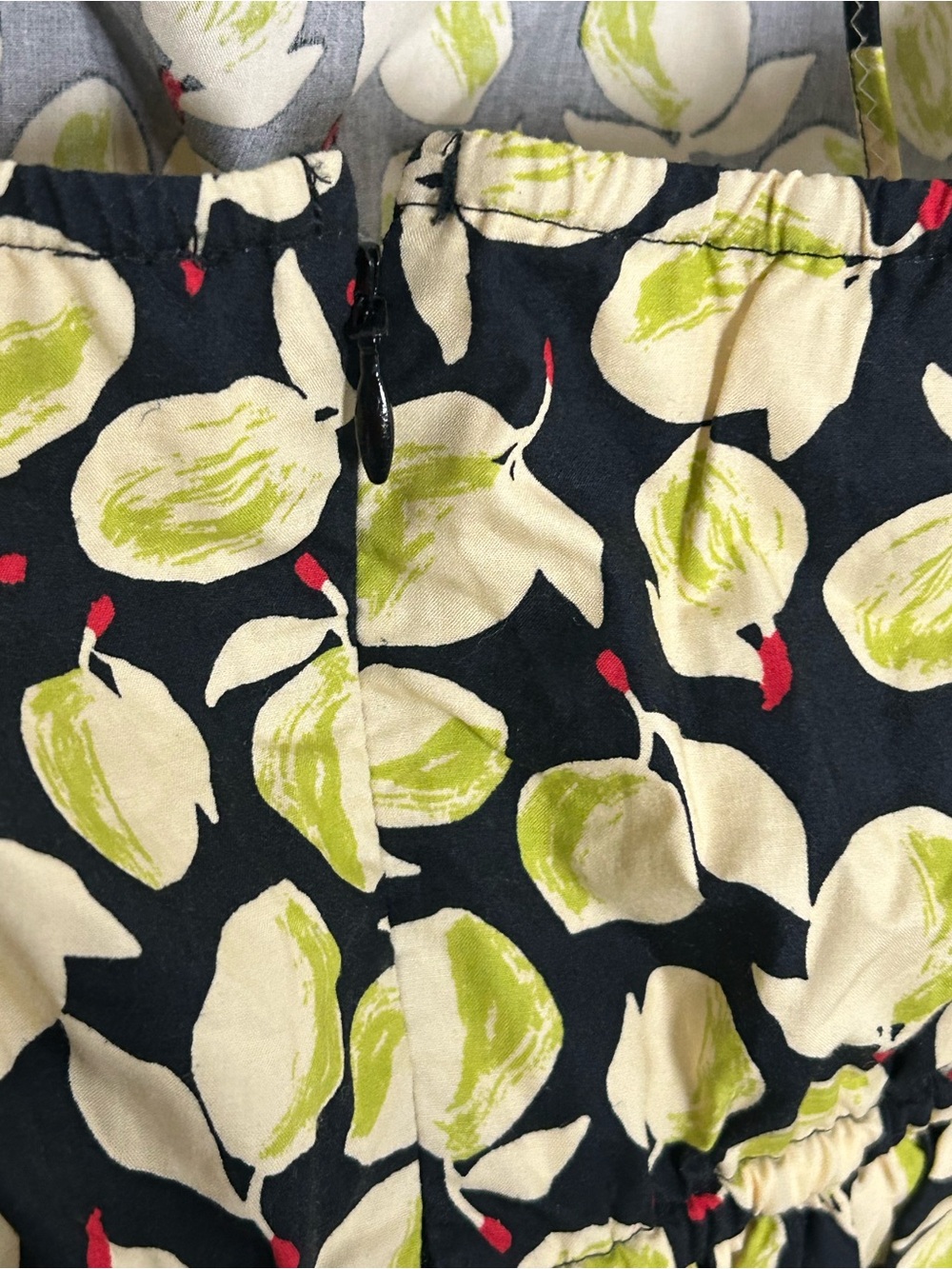 J.Crew Lemon Print Halter Dress XL NWT Adjustable Waist Cotton - Picture 8 of 11